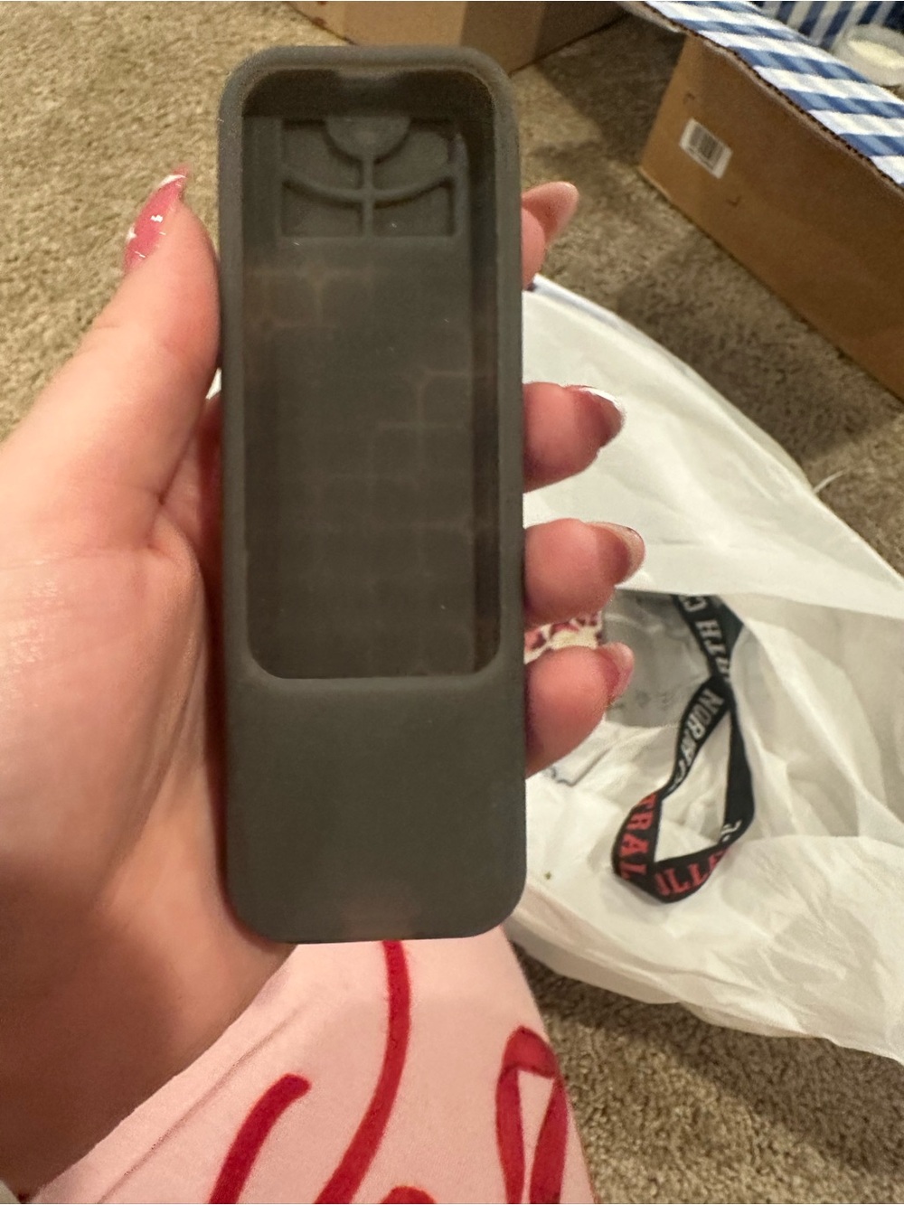Silicone Remote Control Cover Case - Gray